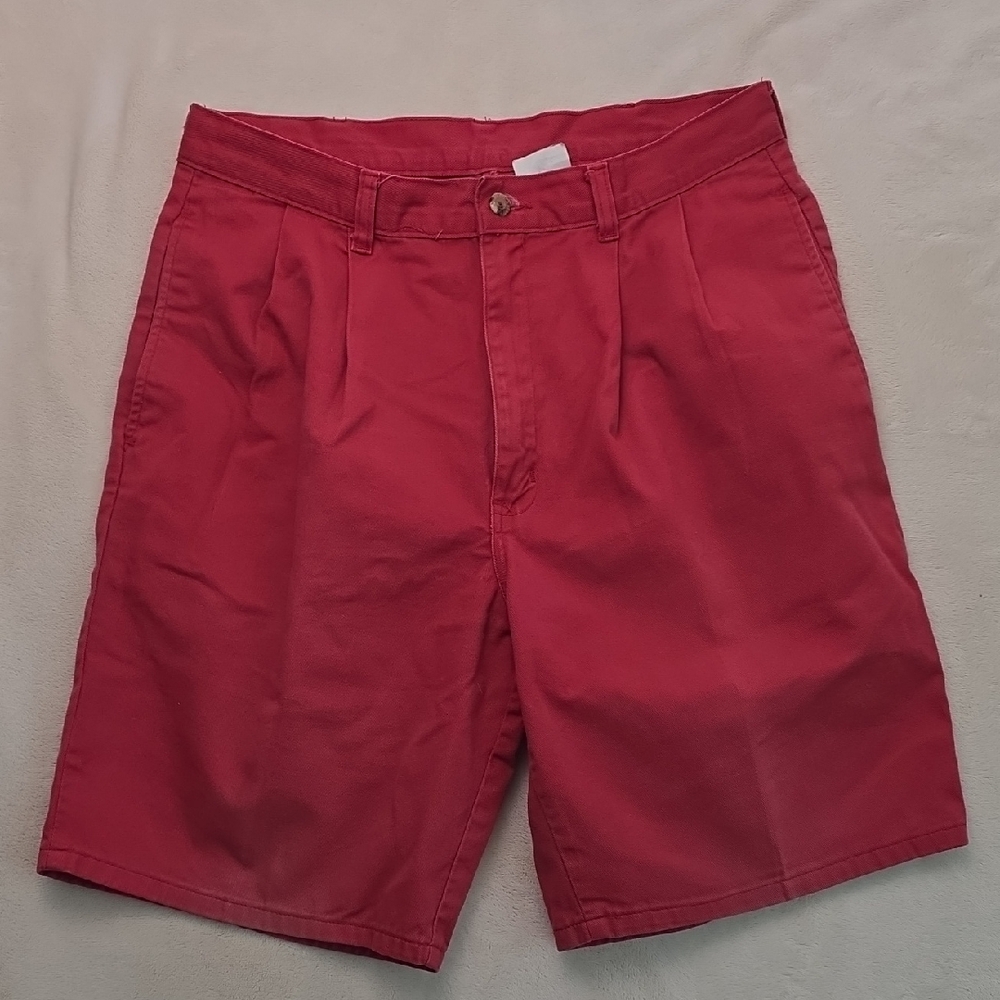 Duck Head Red Flat Front Men's Shorts